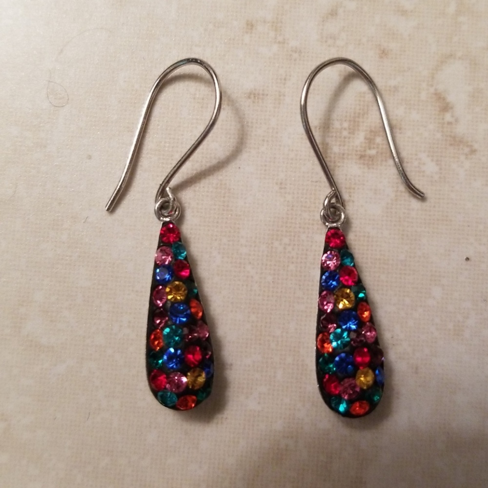 💥Colorful Festive Rainbow Teardrop Earrings💥